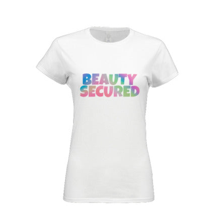 Ombre Beauty Secured White T-Shirt