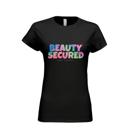 Ombre Beauty Secured Black T-shirt